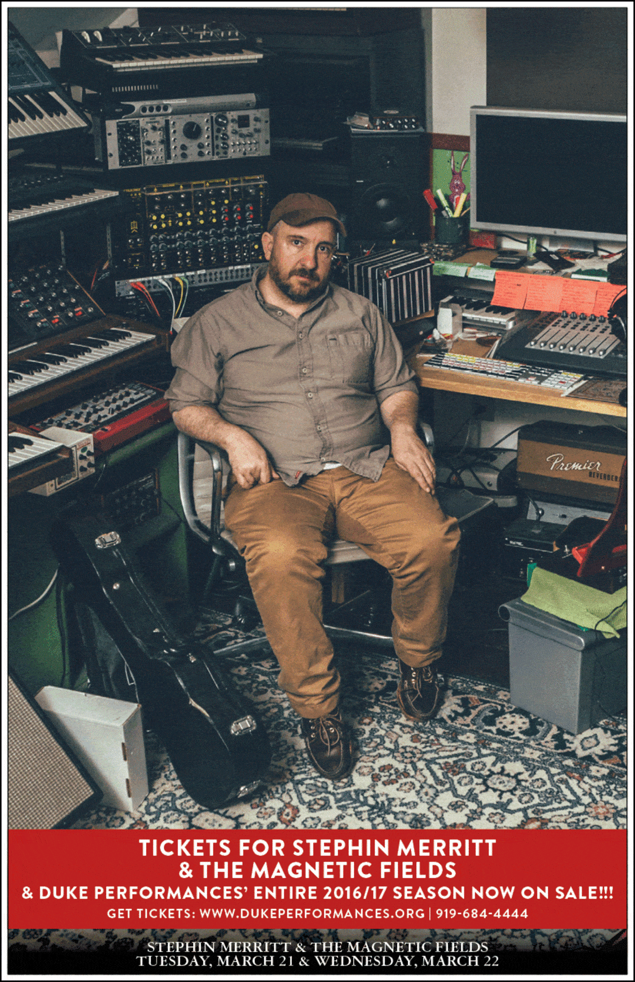 Stephen Merritt and the Magnetic Fields @Carolina Theatre