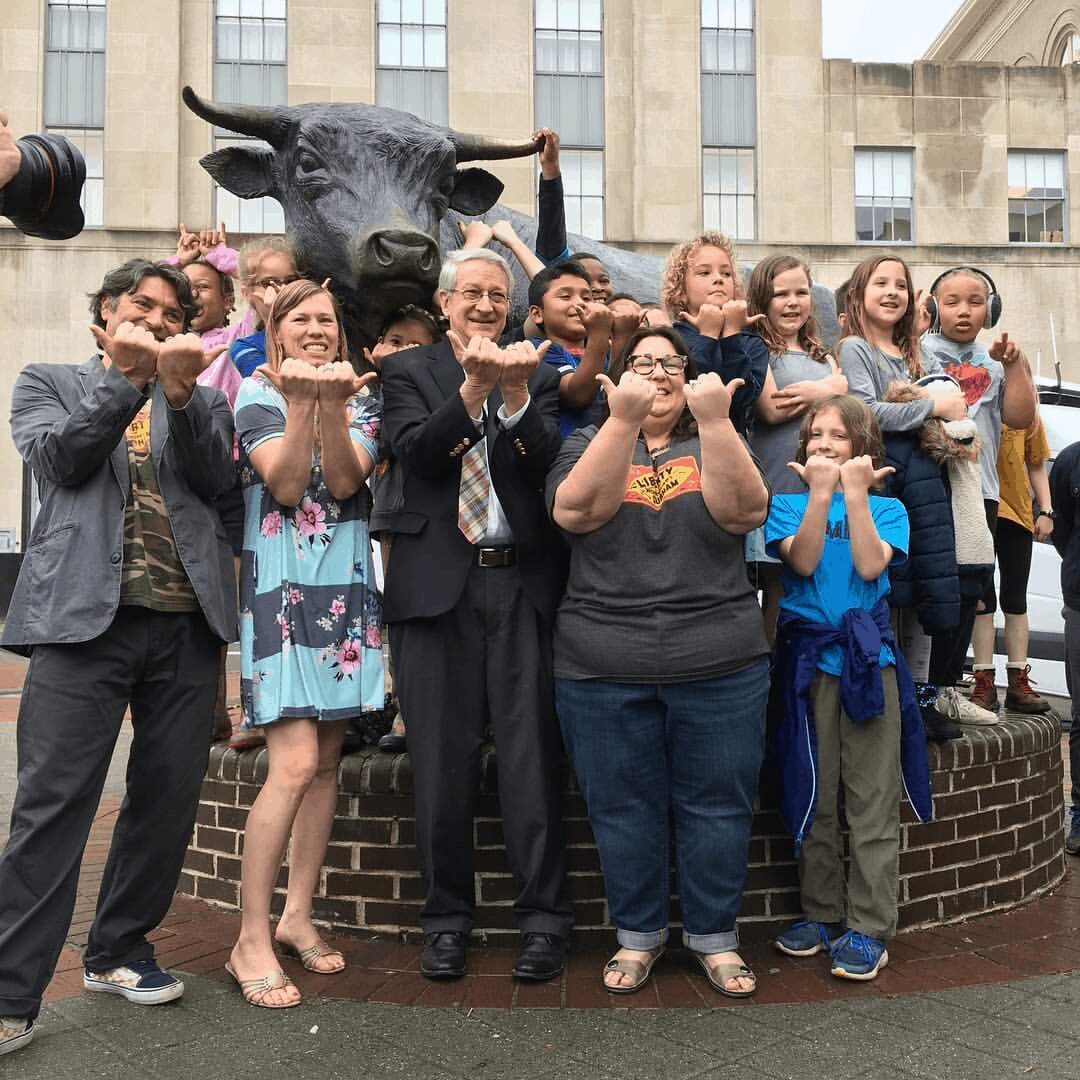 cityofdurhamnc It’s been a tough week in #Durham. But, our Major the Bull is an enduring symbol of our community. Our toughness. Our grit. Our determination to move forward in the face of adversity. So, as we pause to recognize #Durham150 & Major’s 15th Birthday, we remain as always, #BullCityStrong.