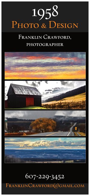 1958 Franklin Crawford Photography- Mini Retrospective April 05 6-9PM Lost Dog Cafe and Lounge Binghamton, NY