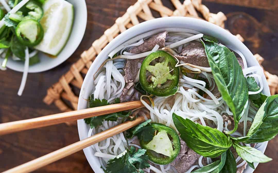 Pho and Poke Vermicelli bowl