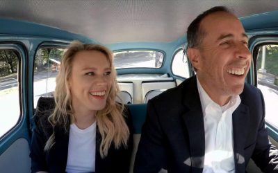 Jerry Seinfeld and David Letterman