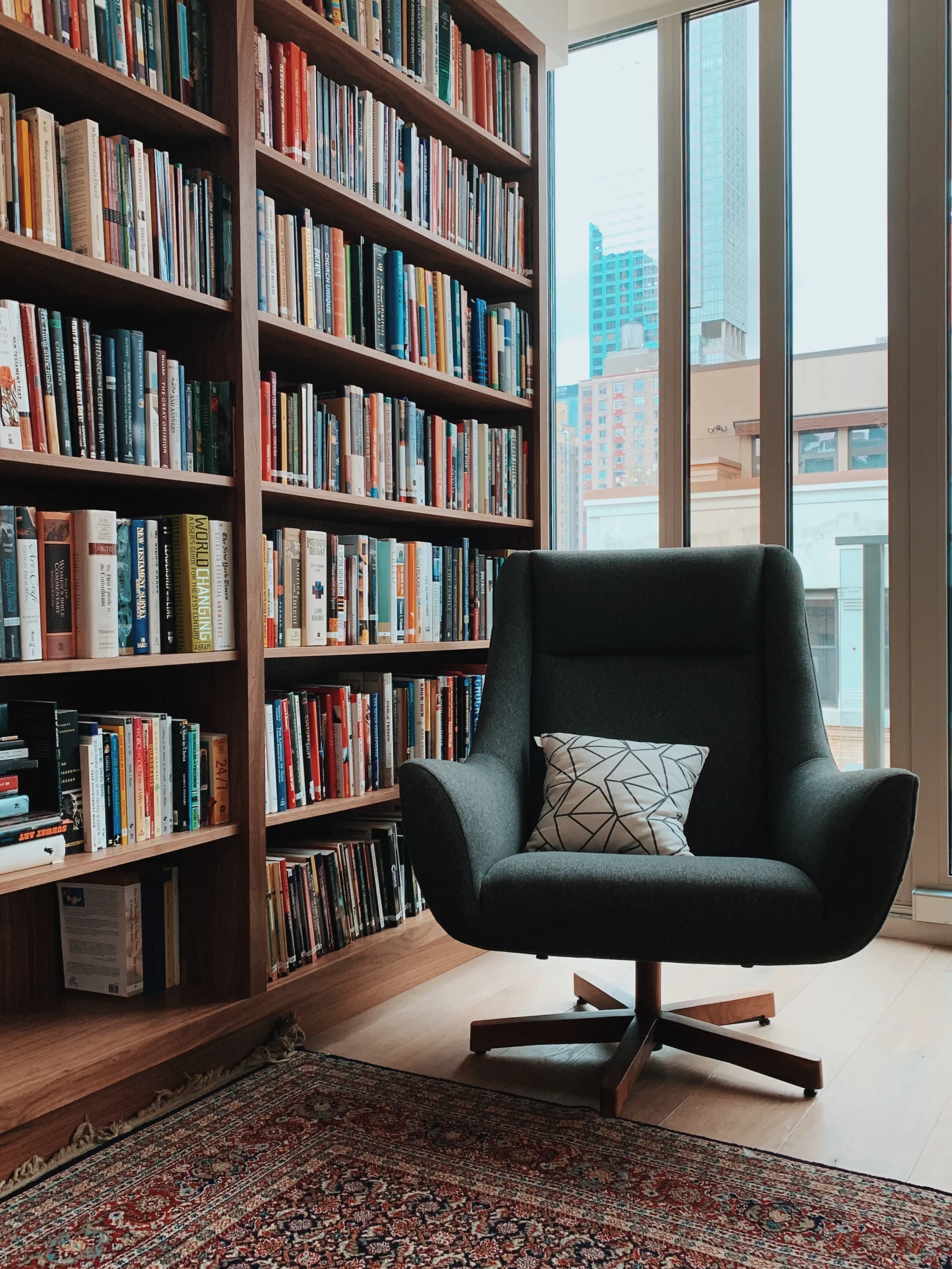 jon-tyson-personal Home Library -unsplash