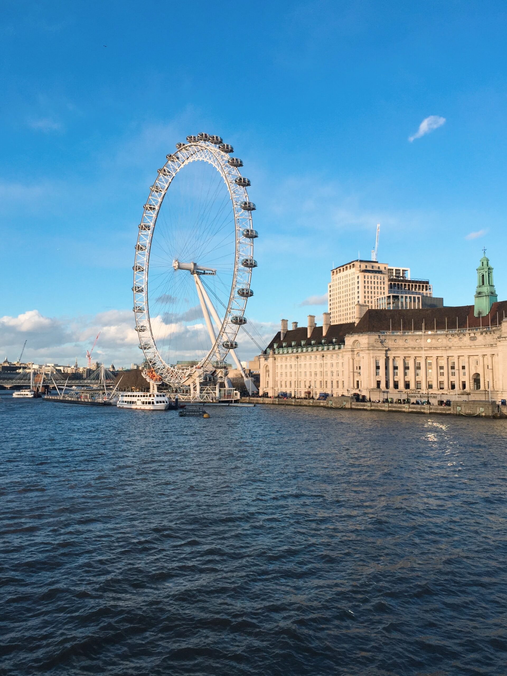 View from bridge of Wheelunsplash