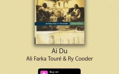 Aidu Du banner Ali Farka Toure and Ry Cooder CD cover