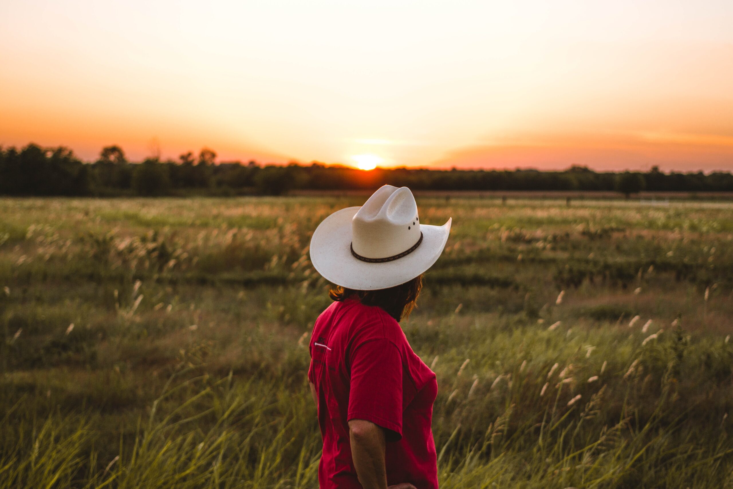 justin-clark-cowgirl looking out over prarie sunset-unsplash justin-clark-cowgirl looking out over prarie sunset-unsplash