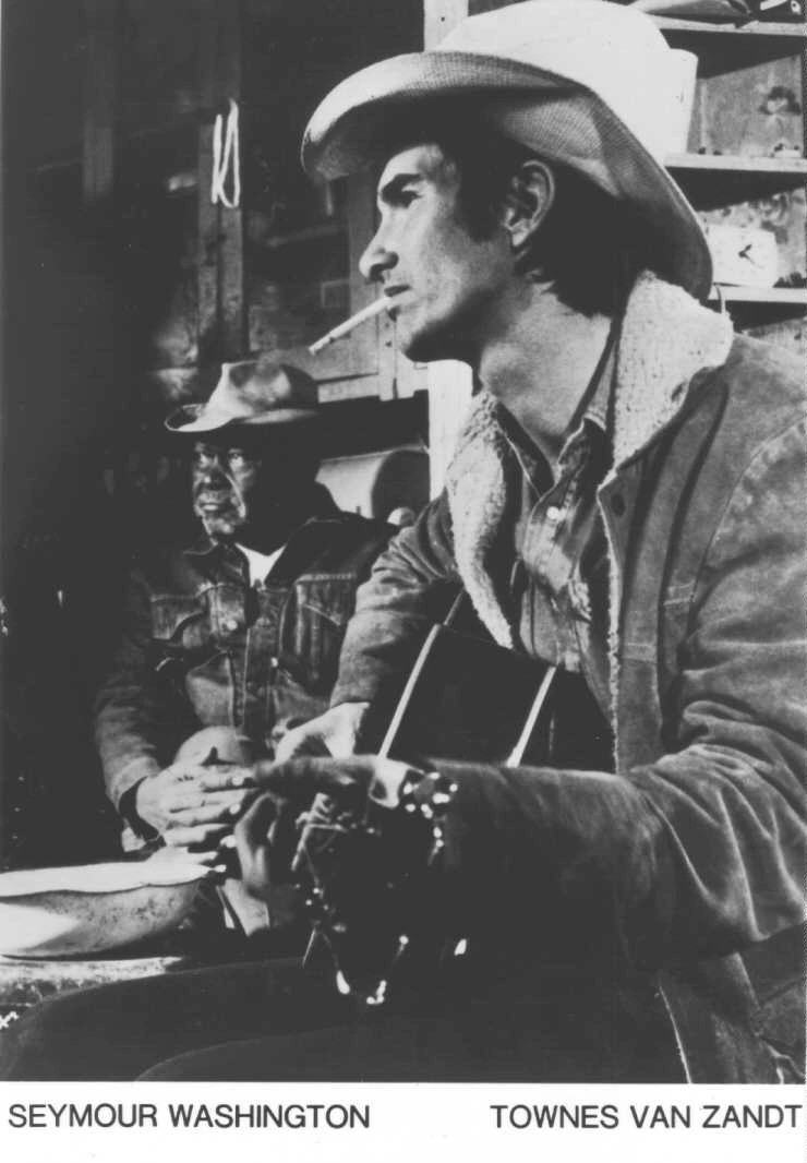  Reddit Outlaw country/folk musician Townes Van Zandt and friend Seymour Washington