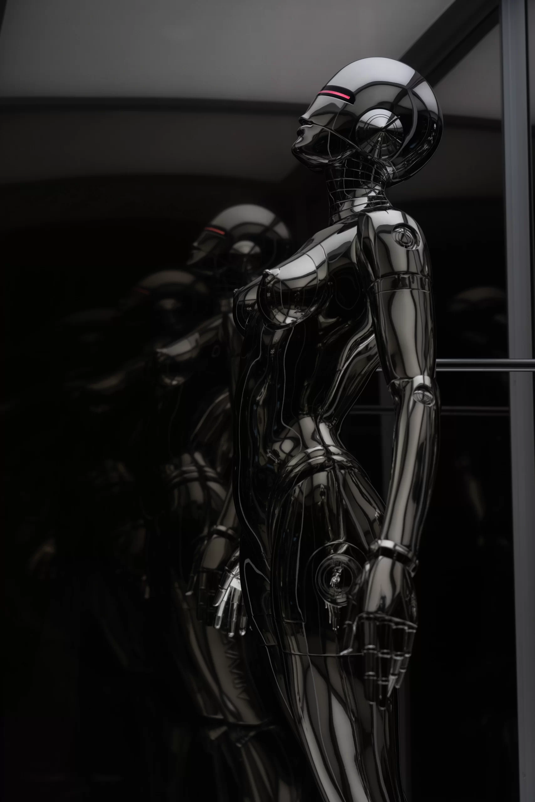 xu-haiwei-_Female Robot AI -unsplash Shanghai, China Published on July 3, 2021 SONY, ILCE-7M3 Free to use under the Unsplash License Female Robot by Zu Haiwei on Unsplash