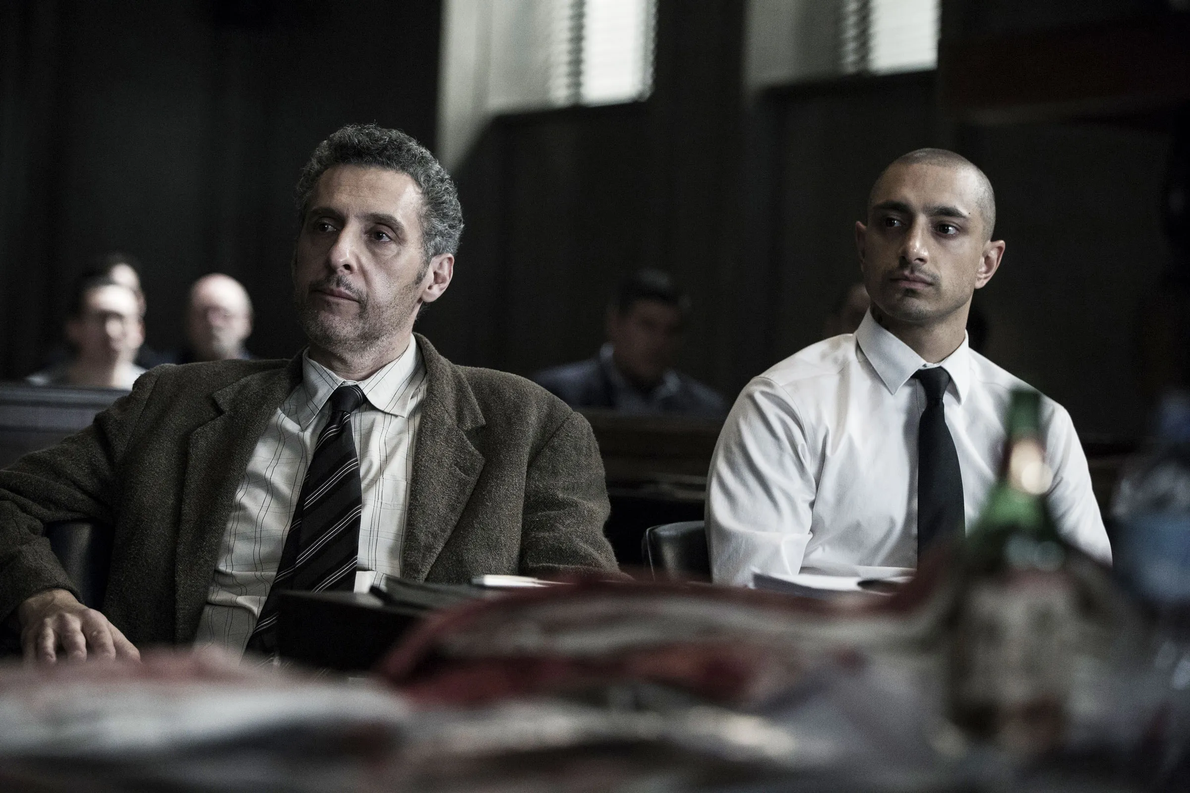 The night of showing court scene with John Turtorro and Riz Ahmed