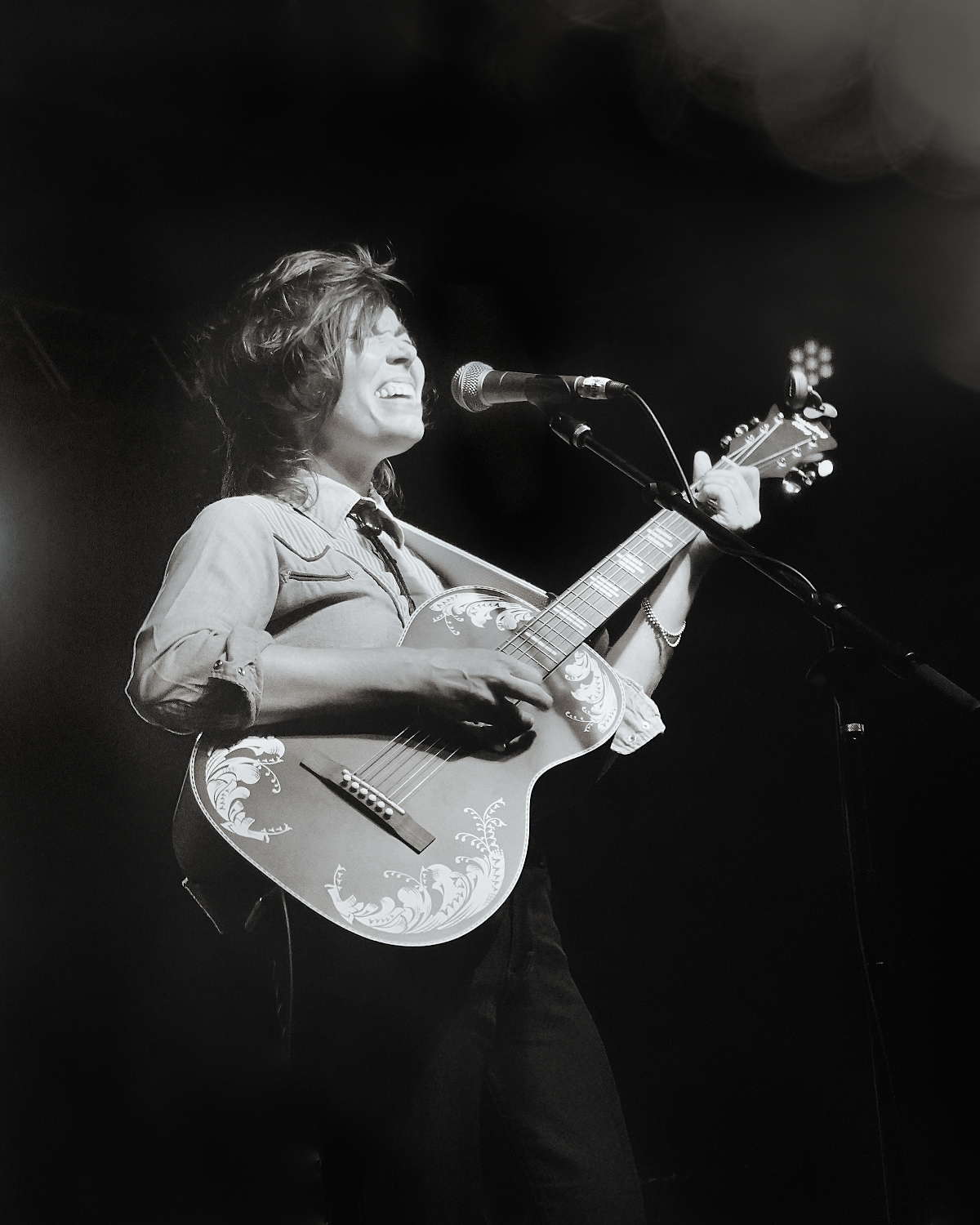 Mark Blanchard's photo, licensed as CC BY-NC-ND 2.0. HC in the Cradle HC McEntire performing that the Ken Burns "Country Music" documentary preview at Cats Cradle in Carboro, NC 9/2019