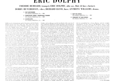 Out To Lunch Eric Dolphy