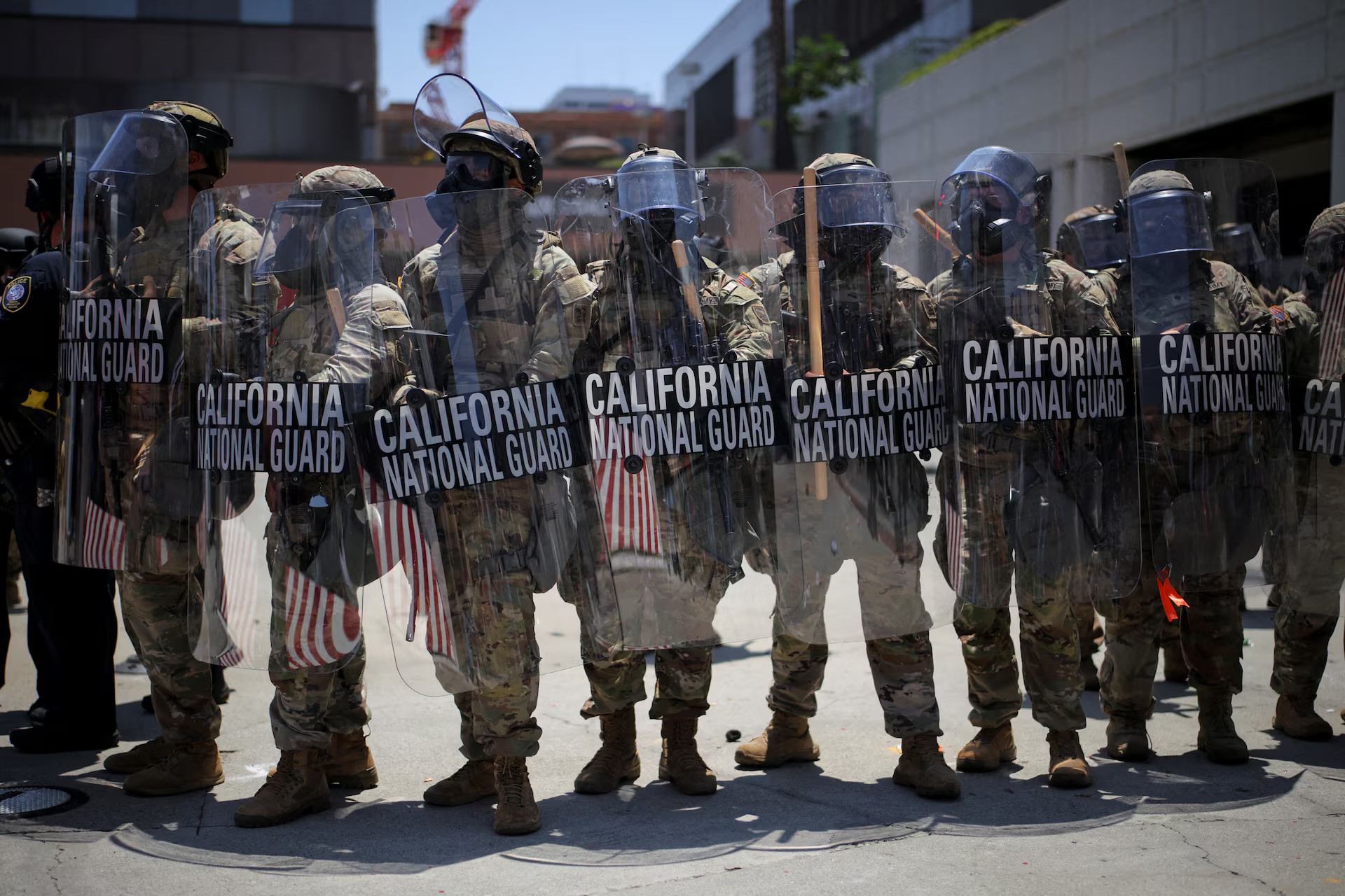 California National Guard troops clashed with protesters in Los Angeles hours after arriving in the city on the orders of President Donald Trump to quell demonstrations against immigration raids carried out as part of Trump's enforcement measures.