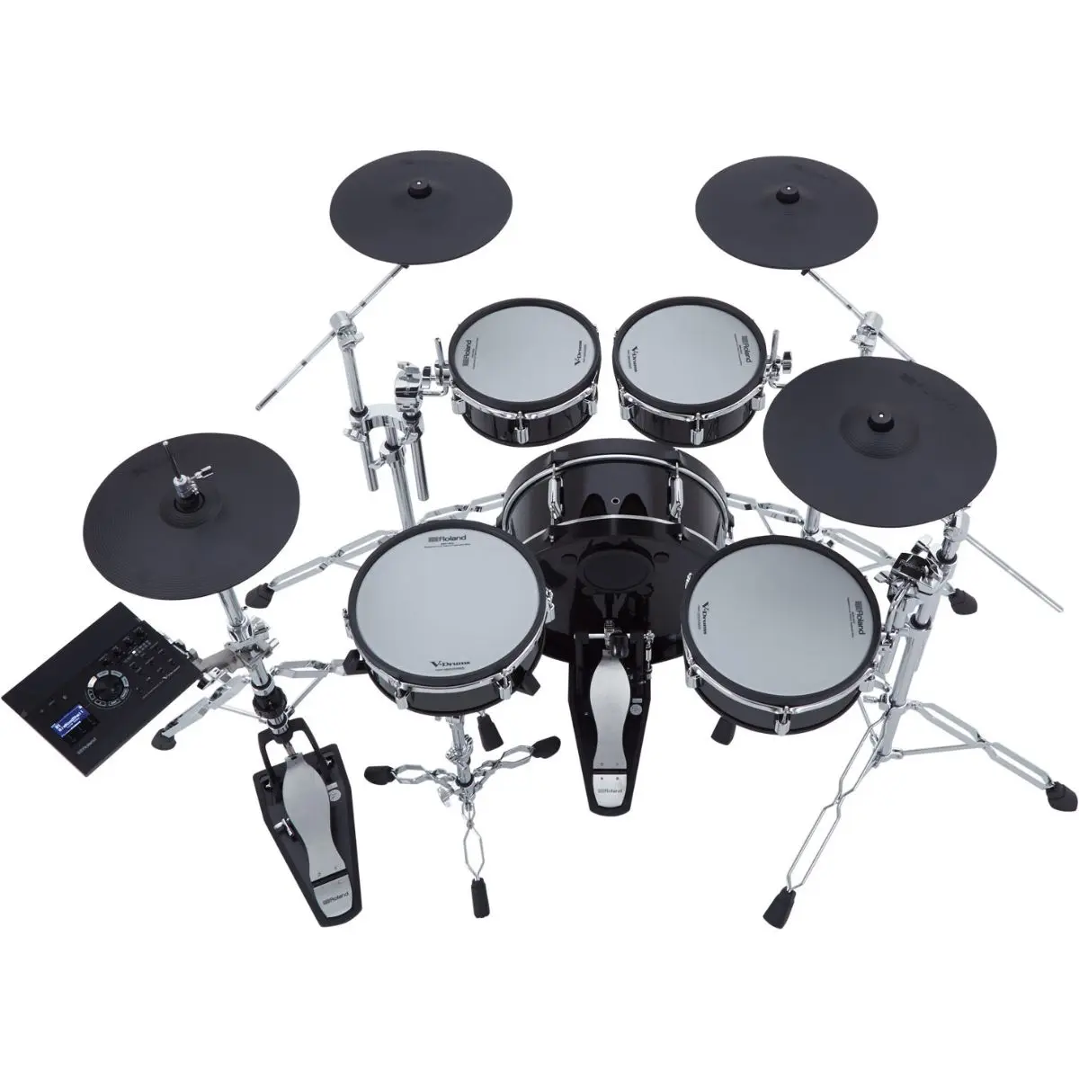 aerial view Roland VAD307 V-Drums Acoustic Design Electronic Drum Set