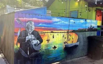 John Prine does Gulfport discovered this by accident yesterday; but I'd heard tell that Prine had settled here or had getaway pad here once. Image by Eric Golub. Attribution 2.0 Generic CC BY 2.0 Deed