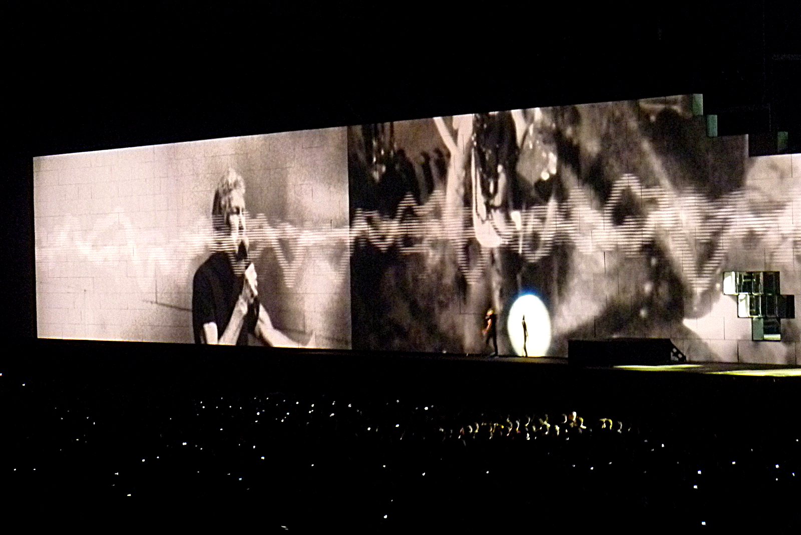 Roger Waters Live @ Mexico City, April 27th, 2012 Uploaded on May 2, 2012 Taken on May 29, 2011. Image by Jose Francisco Del Valle Mojica. CC by 2.0 You are free to: Share — copy and redistribute the material in any medium or format for any purpose, even commercially. Adapt — remix, transform, and build upon the material for any purpose, even commercially. The licensor cannot revoke these freedoms as long as you follow the license terms. Under the following terms: Attribution — You must give appropriate credit, provide a link to the license, and indicate if changes were made. You may do so in any reasonable manner, but not in any way that suggests the licensor endorses you or your use. No additional restrictions — You may not apply legal terms or technological measures that legally restrict others from doing anything the license permits. Notices: You do not have to comply with the license for elements of the material in the public domain or where your use is permitted by an applicable exception or limitation. No warranties are given. The license may not give you all of the permissions necessary for your intended use. For example, other rights such as publicity, privacy, or moral rights may limit how you use the material.