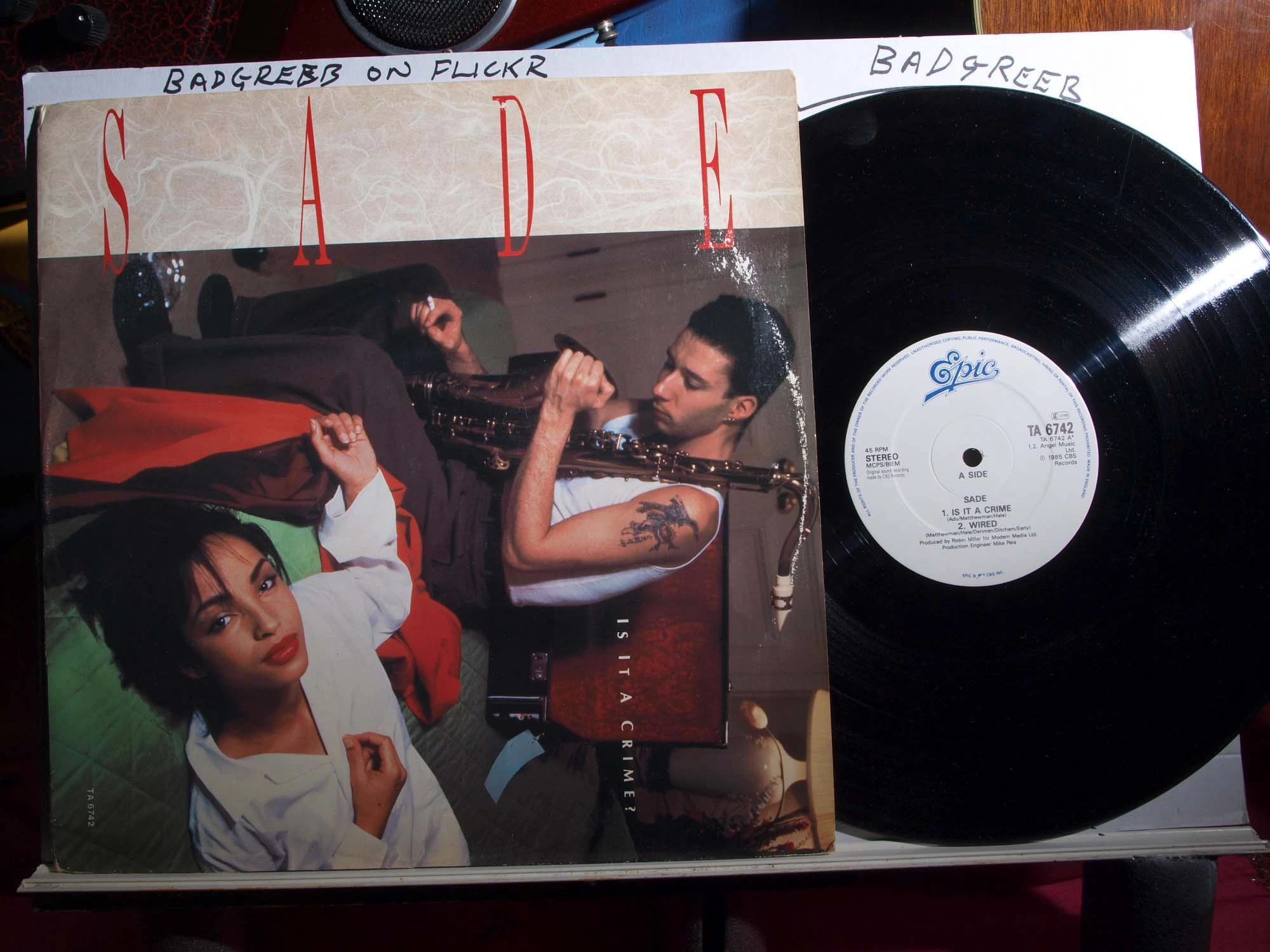 SADE - IS IT A CRIME. Image by badgreeb RECORDS Uploaded on October 9, 2011 Taken on October 10, 2011. Attribution-ShareAlike 2.0 Generic CC BY-SA 2.0 Deed SADE - IS IT A CRIME. Uploaded on October 9, 2011 Taken on October 10, 2011. Attribution-ShareAlike 2.0 Generic CC BY-SA 2.0 Deed