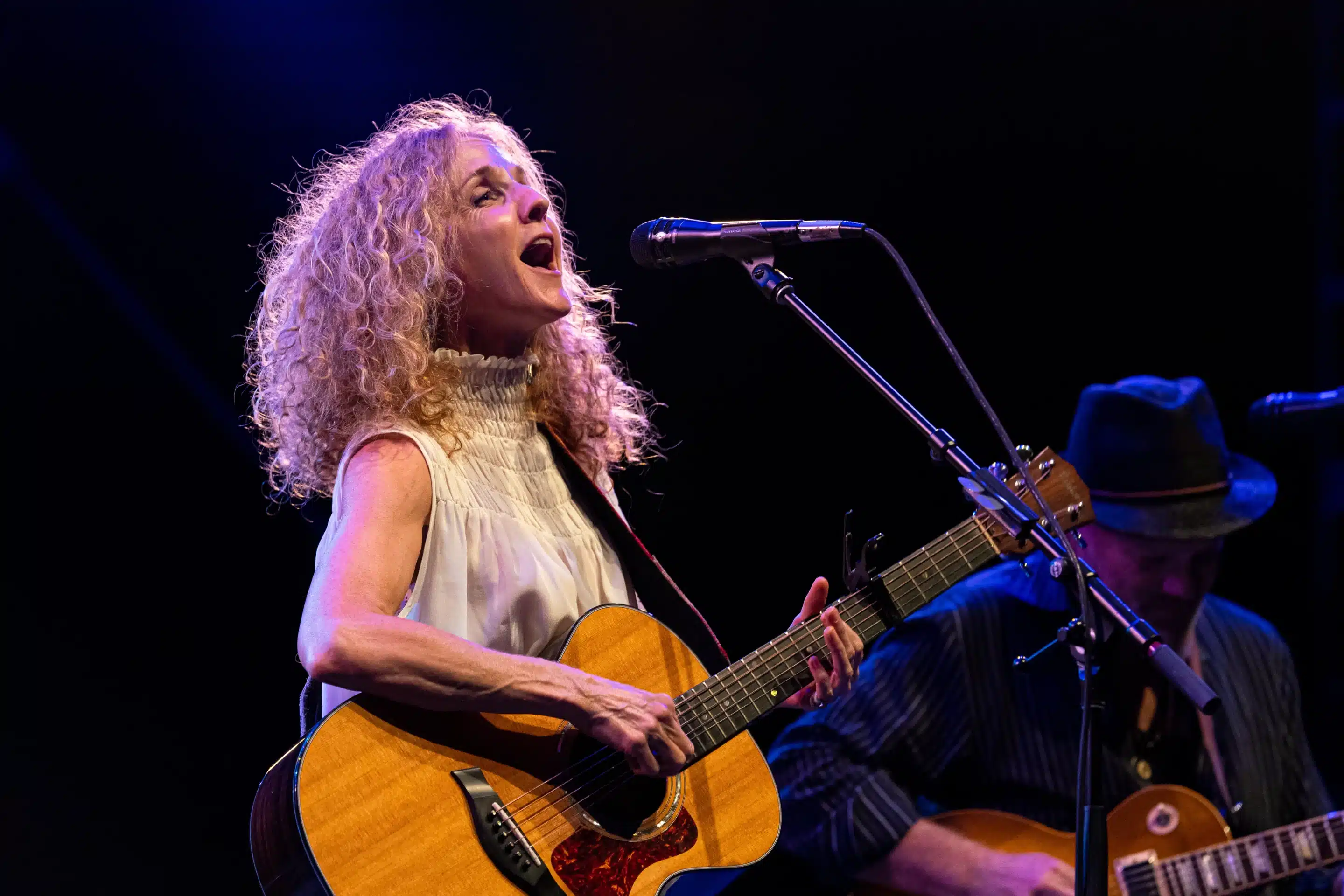 Lincoln Center - Americanafest - Patty Griffin and Yola August 10, 2019 Lincoln Center Out of Doors Damrosch Park Patty Griffin Photo by Steven Pisano. Attribution 2.0 Generic CC BY 2.0 Deed