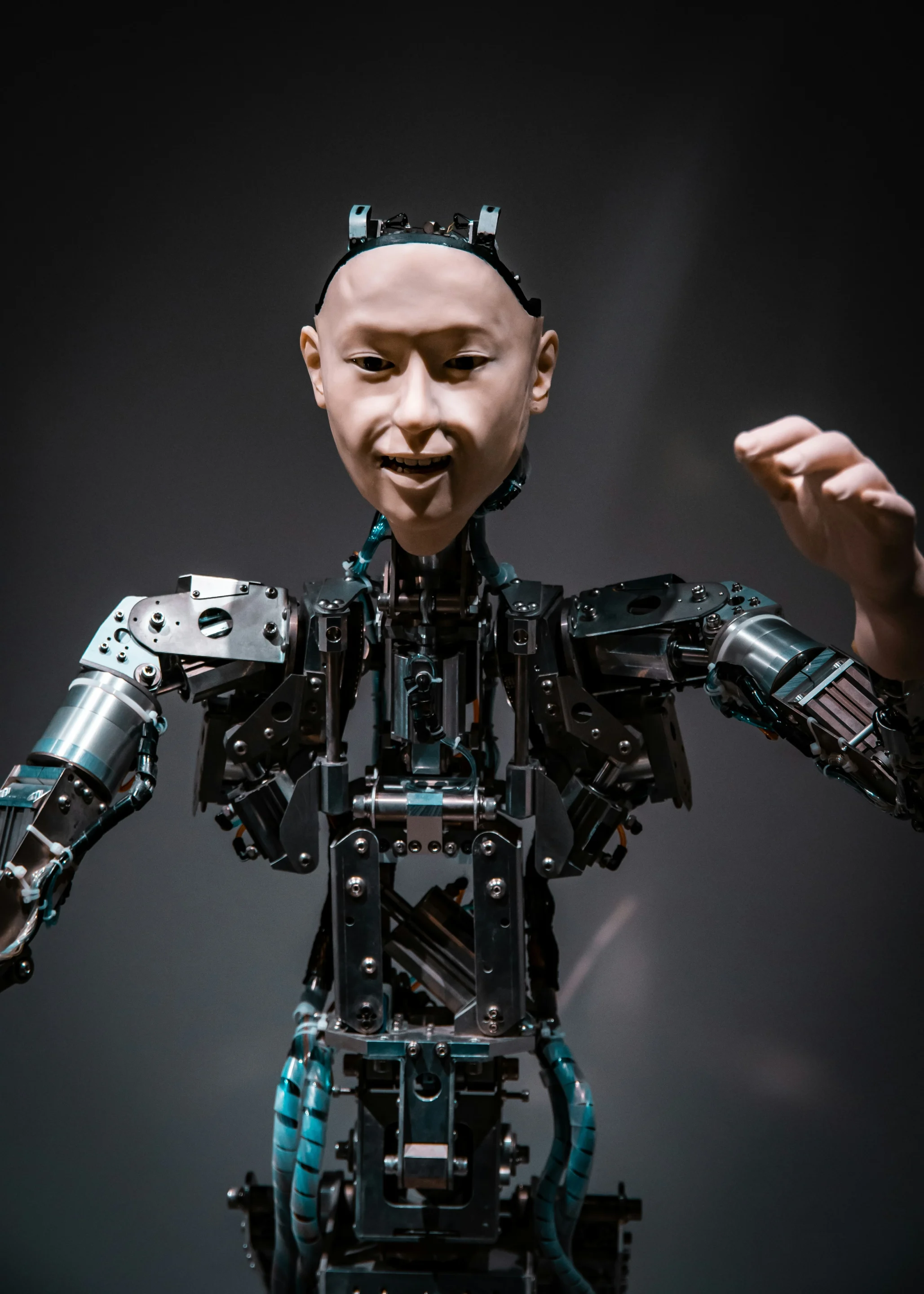 maximalfocus-robot unsplash (2) The humanoid android robot Alter recreates human movements at the Mirakian museum in Tokyo Miraikan, 2 Chome-3-6 Aomi, Koto City, Tokyo, Japan Published on June 28, 2020 (UTC) NIKON CORPORATION, NIKON D7500 Free to use under the Unsplash License