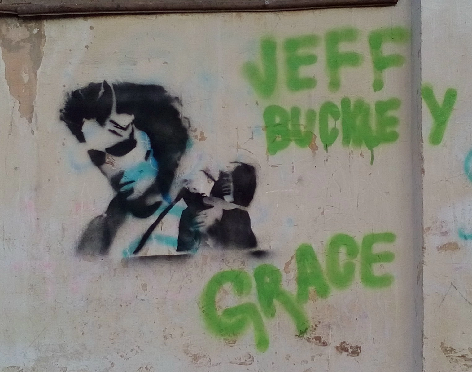 Граффитти_Jeff_Buckley._Revisited._Россия,_Октябрьский,_2015 28 September 2015, 08:08:46 Source Own work Author Romchikthelemon.I, the copyright holder of this work, hereby publish it under the following license: w:en:Creative Commons attribution share alike This file is licensed under the Creative Commons Attribution-Share Alike 4.0 International license. You are free: to share – to copy, distribute and transmit the work to remix – to adapt the work Under the following conditions: attribution – You must give appropriate credit, provide a link to the license, and indicate if changes were made. You may do so in any reasonable manner, but not in any way that suggests the licensor endorses you or your use. share alike – If you remix, transform, or build upon the material, you must distribute your contributions under the same or compatible license as the original.