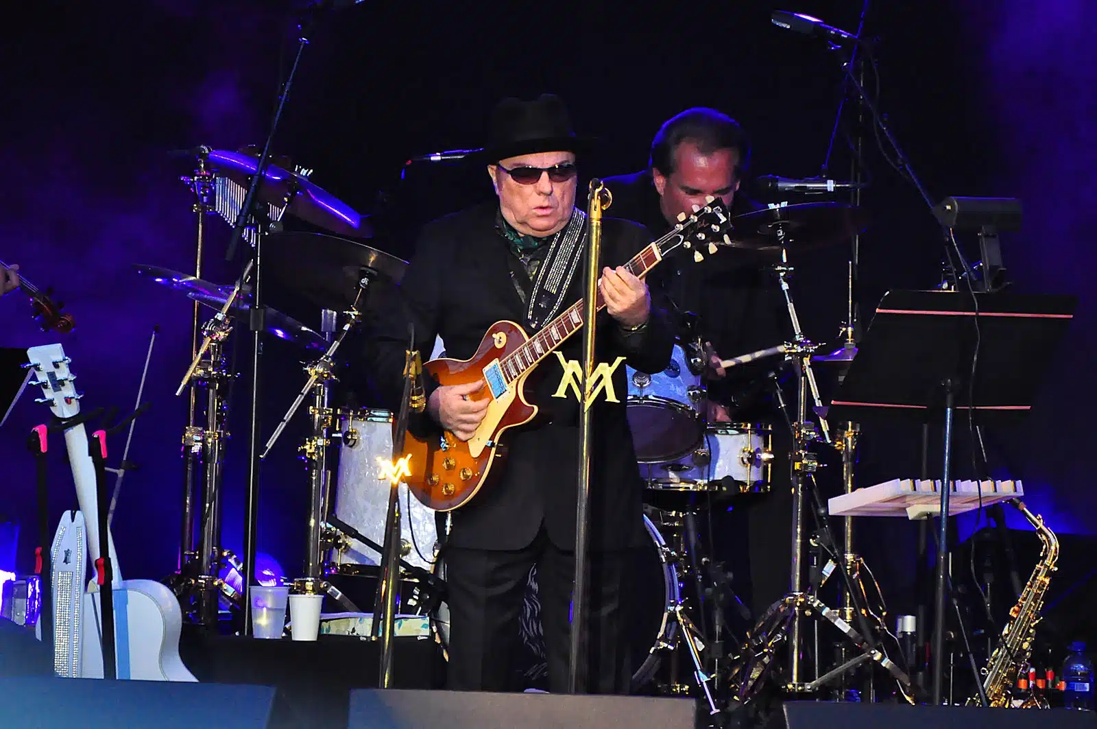 Van Morrison at Edmonton Folk Music Festival 2010 Date 4 August 2010 Source https://www.flickr.com/photos/sahlgoode/4862507834/in/photostream/ Author sahlgoode. This file is licensed under the Creative Commons Attribution-Share Alike 2.0 Generic license.